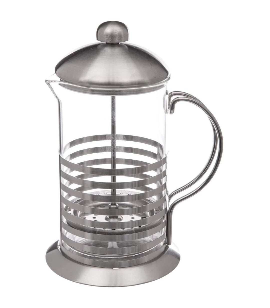 VITA PERFETTA Kaffeebereiter aus Glas, Edelstahl, für 8 Tassen – 0,8 l