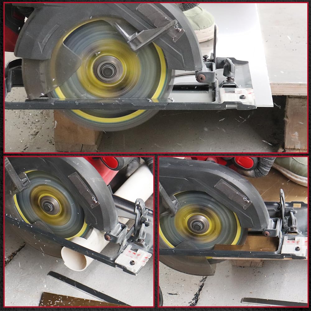 FOCSTOL Kreissägeblatt für Aluminium 184mm x 15,875mm - Sägeblatt 60 Zähne zum Schneiden von Nichtei