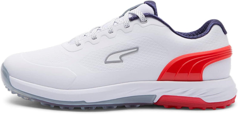 PUMA Herren Alphacat Nitro Golfschuh 46.5 EU Puma White For All Time Red Puma Navy, 46.5 EU Puma Whi