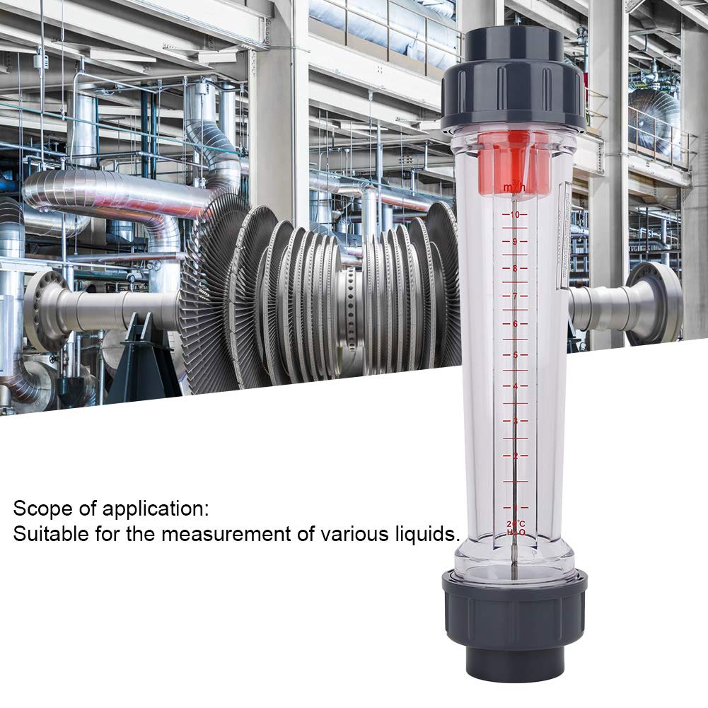 Kunststoff-Flüssigkeitsdurchflussmesser, Rohrtyp 1-10 m³/h, hohe Genauigkeit LZS-40 (D) Wasserdurchf