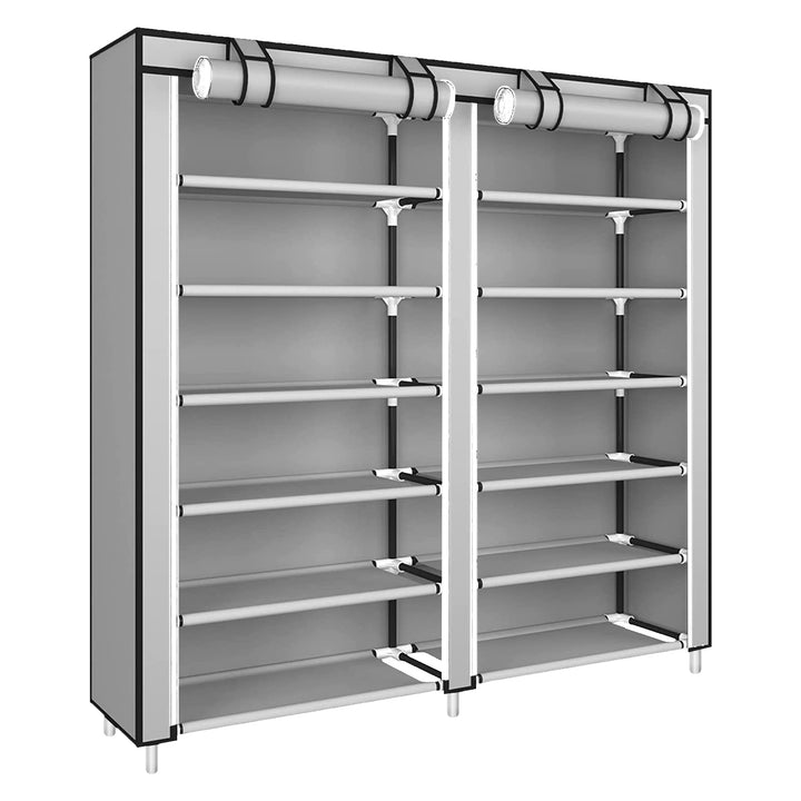 Cannoli Schuhschrank, Schuhschrank, Schuhregal, wasserdicht, 7 Schichten für 36 Paar Schuhe, Schrank
