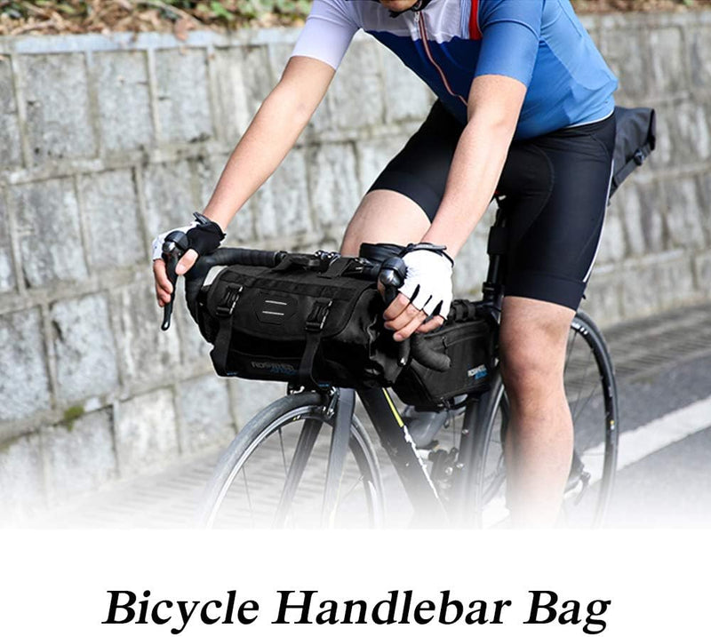 Lixada Wasserdicht vorne Fahrrad Tasche, Bike Frontrahmen Lenker Gepäckträger mit Rolle, Dry Bag Top