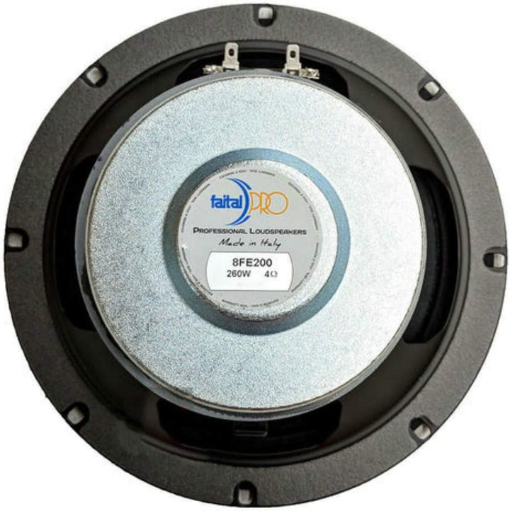 1 WOOFER FAITAL PRO 8FE200 8 FE 200 Lautsprecher 20.00 cm 200 mm 8" Durchmesser 130 watt rms und 260