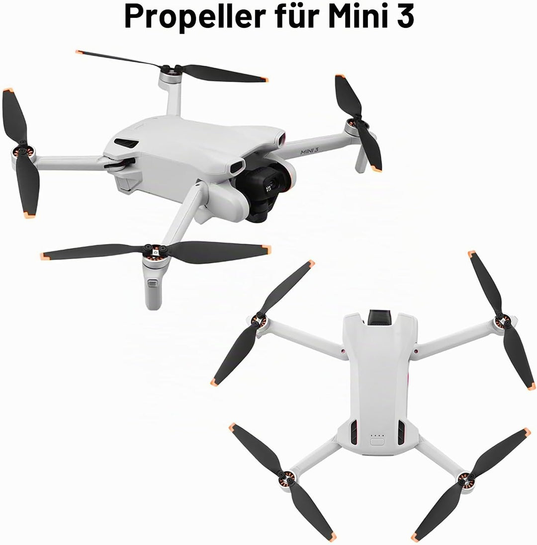 Mini 3 Propeller 16 Stück mit 24 Schrauben und 2 Schraubendreher, Zubehör für Drone Ersatz Mini 3 Or