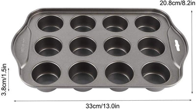 Cikonielf Backformen,Kuchenform Kohlenstoffstahl Mini Runde Käsekuchenform Antihaftbeschichtung DIY