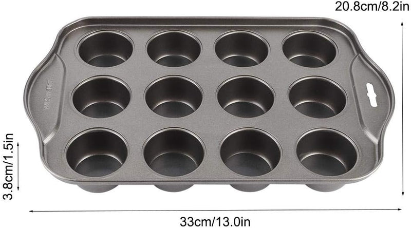 Cikonielf Backformen,Kuchenform Kohlenstoffstahl Mini Runde Käsekuchenform Antihaftbeschichtung DIY