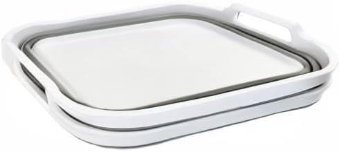 SAMMART Zusammenklappbare Wanne – Faltbare Spülwanne – tragbares Waschbecken – platzsparende Kunstst