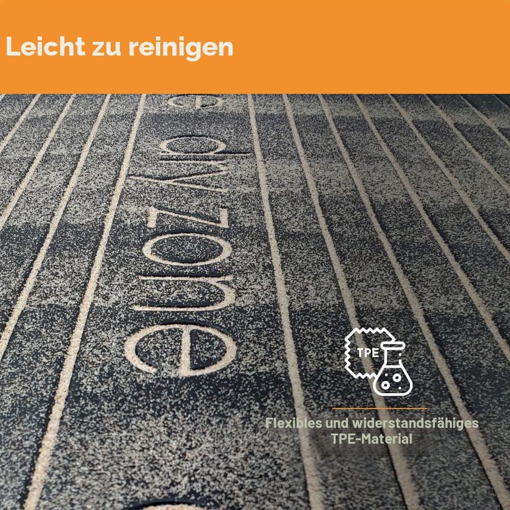 FROGUM DryZone Gummimatte Ganzjährige Praktische Auto Kofferraummatte Kofferraumwanne passend für Sk