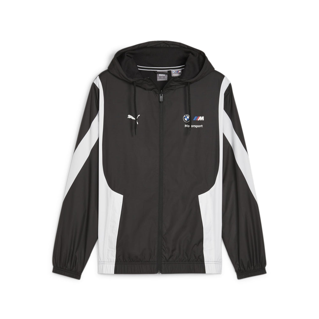 PUMA Herren BMW M Motorsport Hooded Woven Jacket Jacke S Puma, Schwarz, S Puma, Schwarz