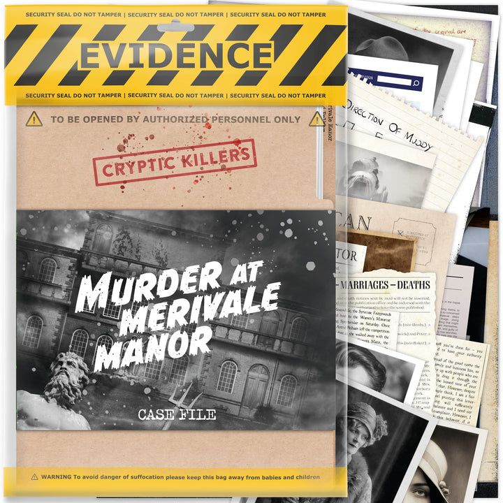 Cryptic Killers Ungelöstes Krimi-Spiel - Cold Case Files Untersuchung Detektiv Beweise & Kriminalitä