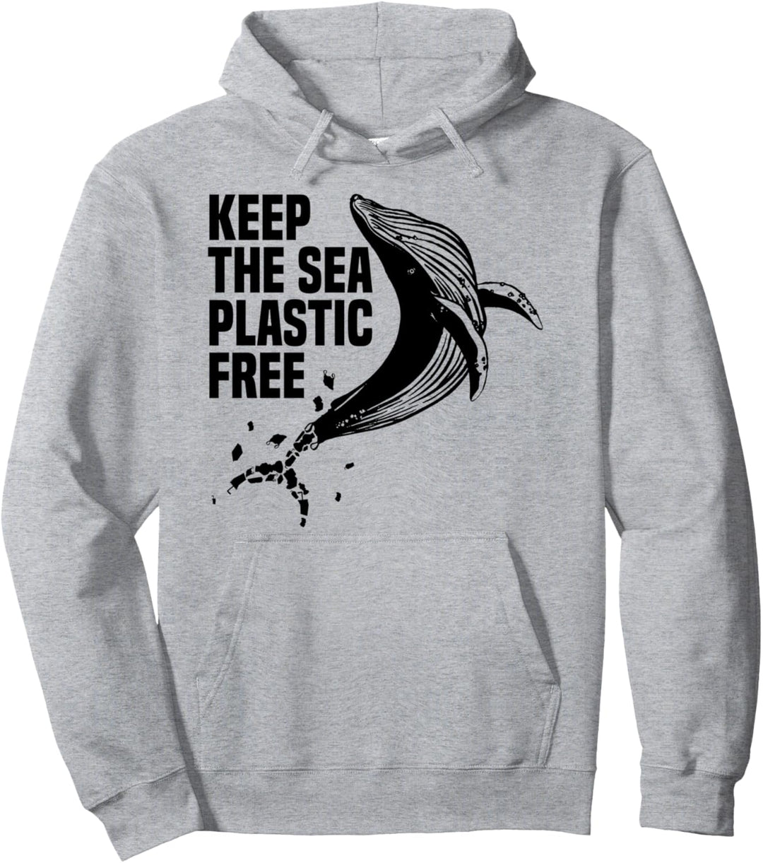 Keep the sea plastic free Umweltschutz Nachhaltigkeit Pullover Hoodie
