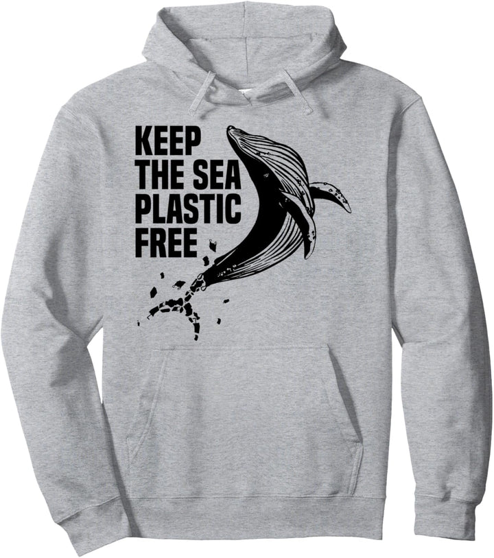 Keep the sea plastic free Umweltschutz Nachhaltigkeit Pullover Hoodie