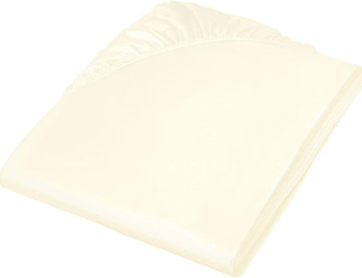 fleuresse Uni-Colours, Spannbettlaken mit Rundumgummi, Mako Satin, 100 Prozent Baumwolle, ideal für