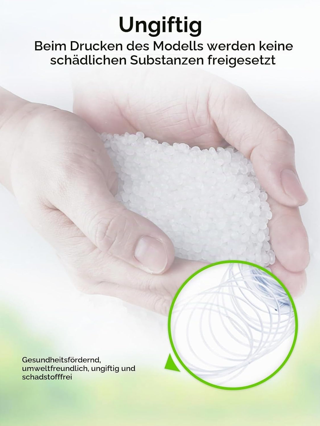 Creality CR-ABS Filament, Hohe Zähigkeit, Ungiftig, Verschleissfest, Kompatibel mit Allen Creality F
