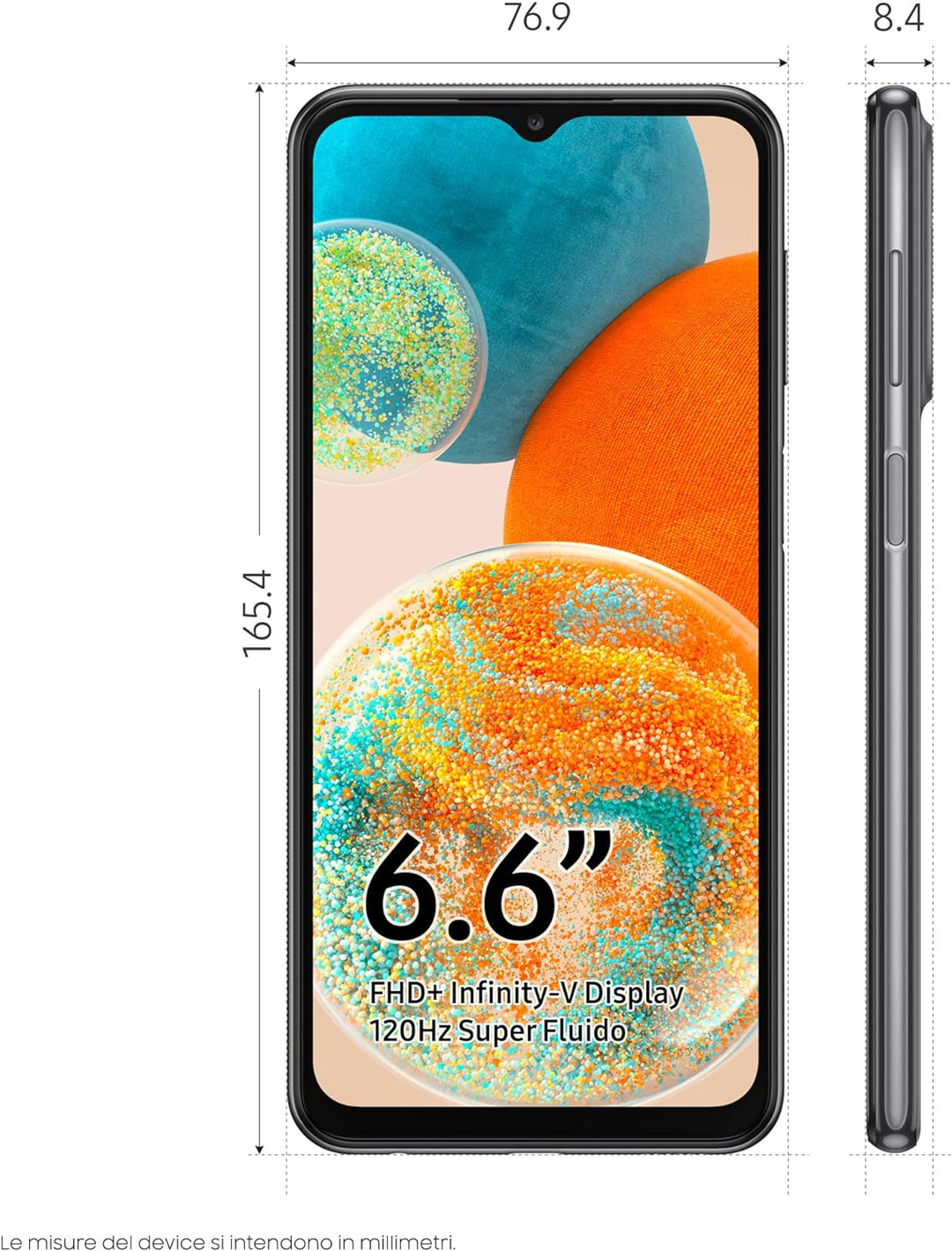 Samsung Galaxy A23 5G SM-A236B 16.8 cm (6.6) Hybrid Dual SIM Android 12 USB Type-C 4 GB 128 GB 5000