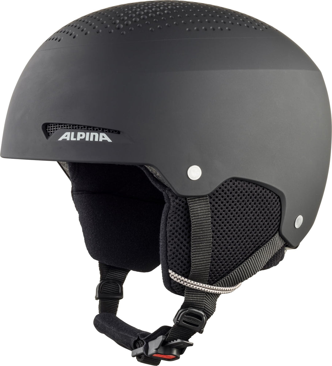 ALPINA ZUPO - Sicherer, Stossabsorbierender, Belüfteter & Schlagfester Skihelm Für Kinder black matt