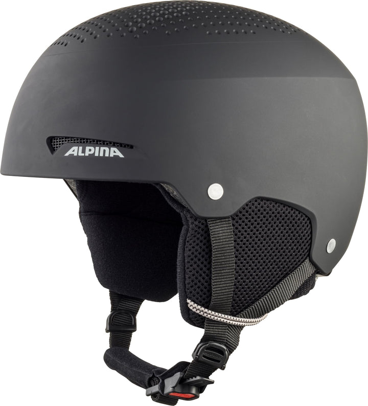 ALPINA ZUPO - Sicherer, Stossabsorbierender, Belüfteter & Schlagfester Skihelm Für Kinder black matt