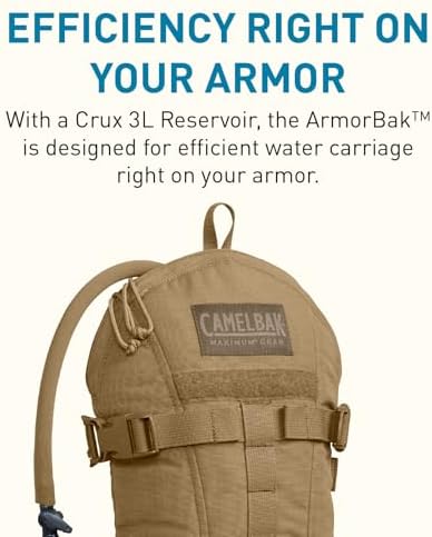 CAMELBAK Unisex-Adult Armorbak 3l Trinkrucksack 3000 ml Coyote, 3000 ml Coyote