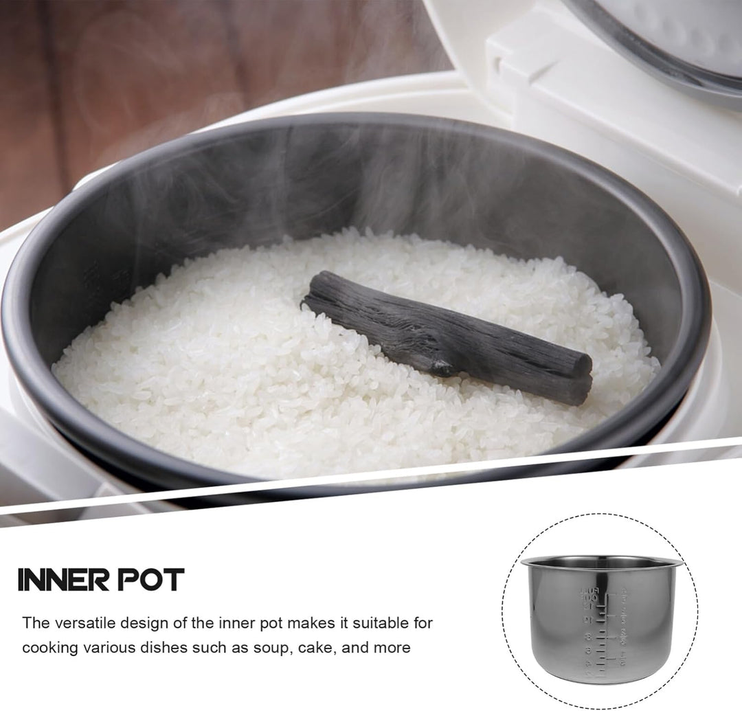 BESTonZON Auskleidung für Reiskocher Kochtopf Innentopf reiskocher innentopf 6l Kochgeschirr aus Ede