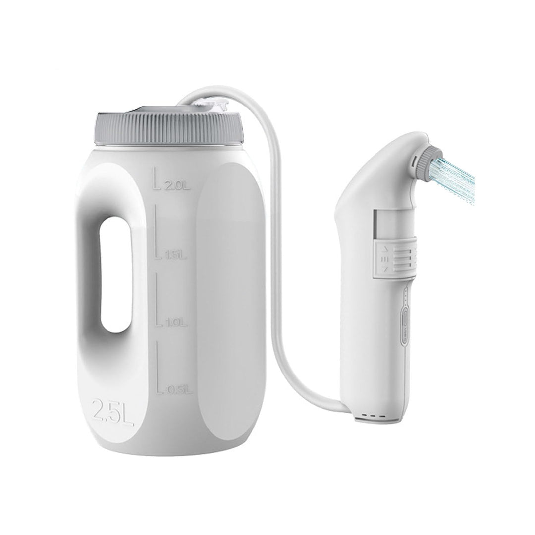 Bidet Po Dusche, Portable Travel Bidet Elektrisches, Podusche für Frau,Peri Bottle mit 2.5 L Wassert