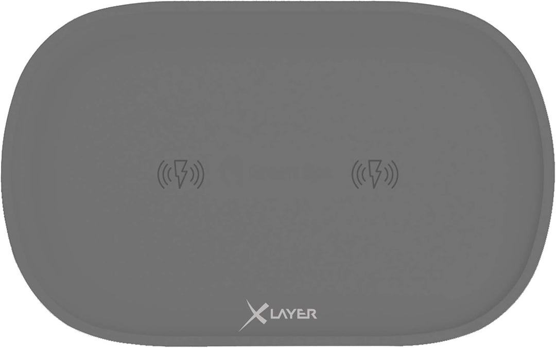 Xlayer Wireless Charging Pad Family Double, Induktions – Ladestation für induktionsfähige Smartphone
