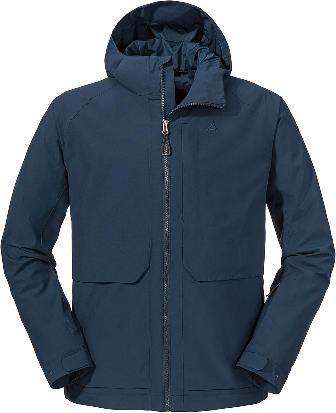 Schöffel Herren Jacket Lausanne M, Funktionsjacke mit Kapuze, wasserdichte, leichte Sommerjacke mit