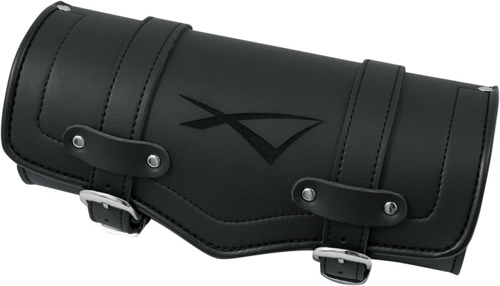 A-Pro Roll Tool Bag Saddle Luggage Pannier Davidson Hi Quality Motorcycle Black