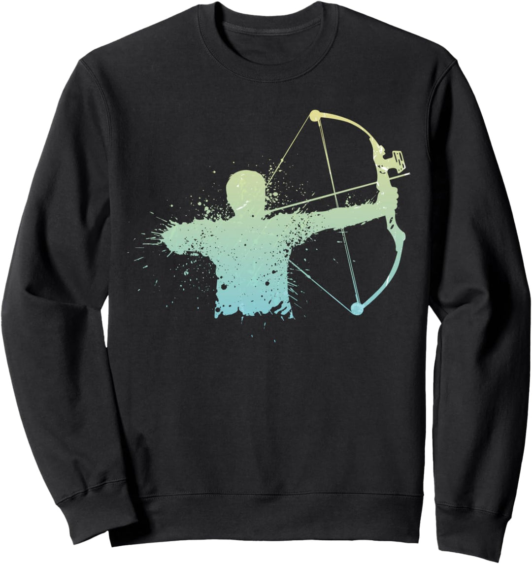 Bogenschiessen Bogensport Kinder Jungs Männer Bogenschütze Sweatshirt