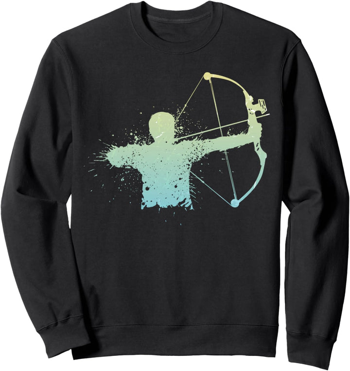 Bogenschiessen Bogensport Kinder Jungs Männer Bogenschütze Sweatshirt