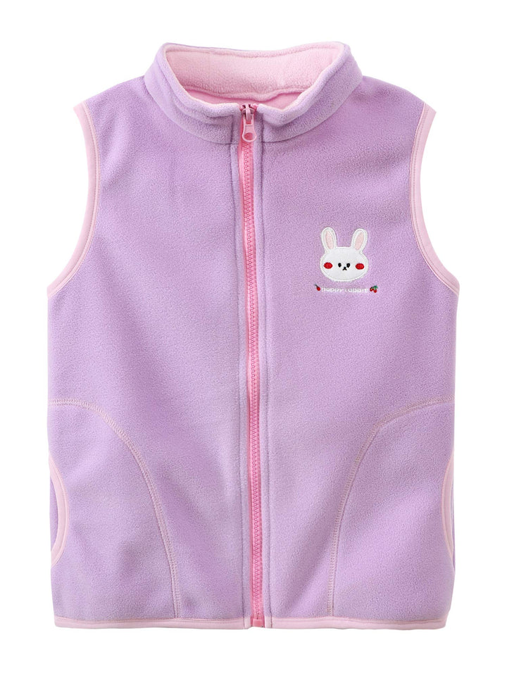 Camilife Baby Kleinkind Kinder Jungen Mädchen Polar Fleece Weste Stehkragen Reissverschluss Fleecewe