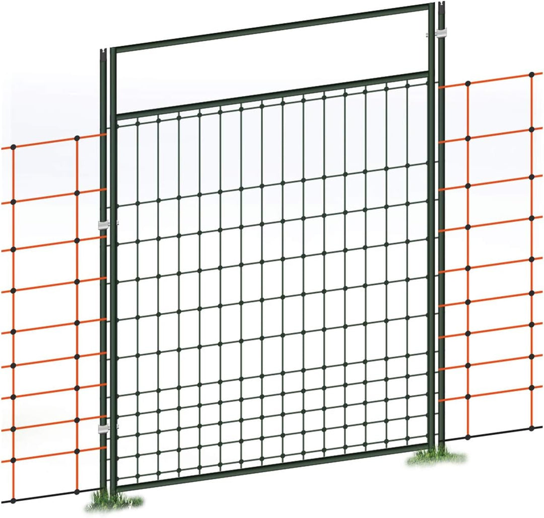 VOSS.farming Tür für Elektrozaunnetze, elektrifizierbar, Komple