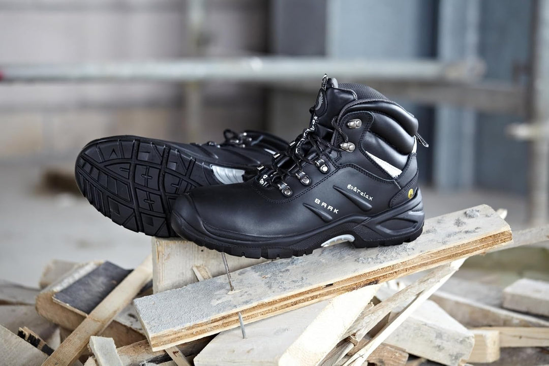 BAAK Sicherheitshochschuhe S3 "Harrison" Industrial - Go and Relax. 1 Stück. 47. schwarz. 7316N 47 E