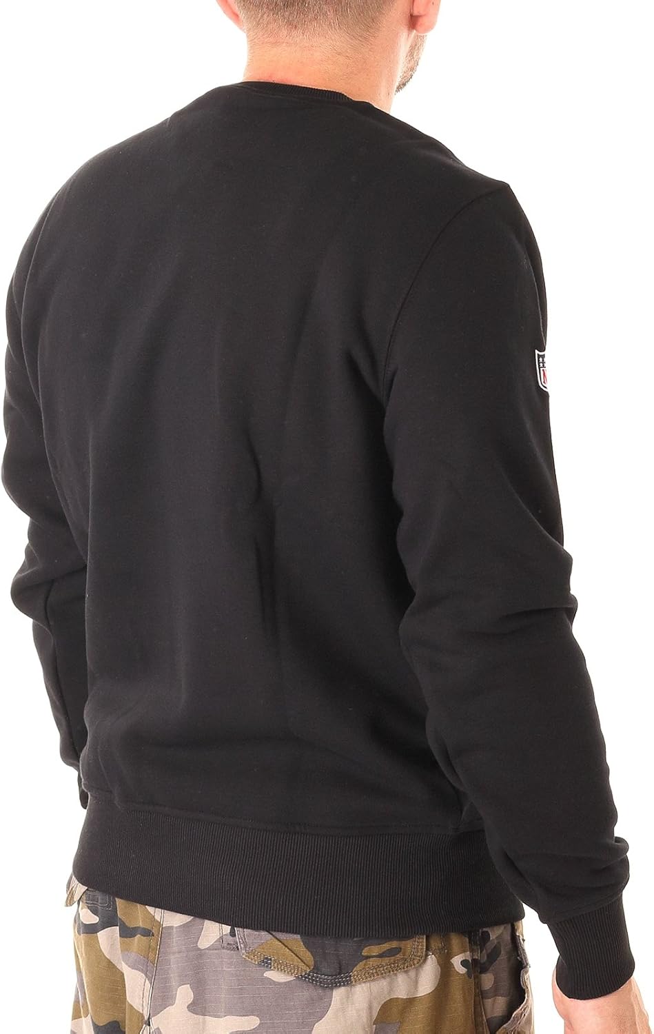 New Era - NFL Carolina Panthers Team Logo Sweatshirt - Schwarz M Schwarz, M Schwarz