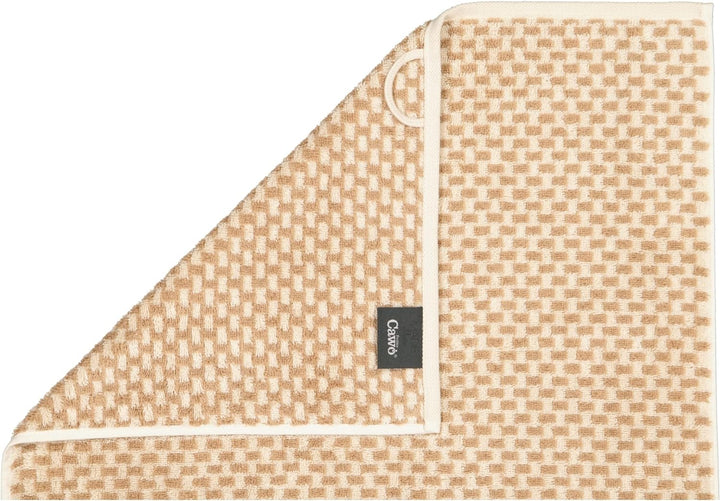 CAWÖ Home Handtücher Natural Allover 6215 Natur-Caramel - 33 Duschtuch 80x150 cm, Duschtuch 80x150 c