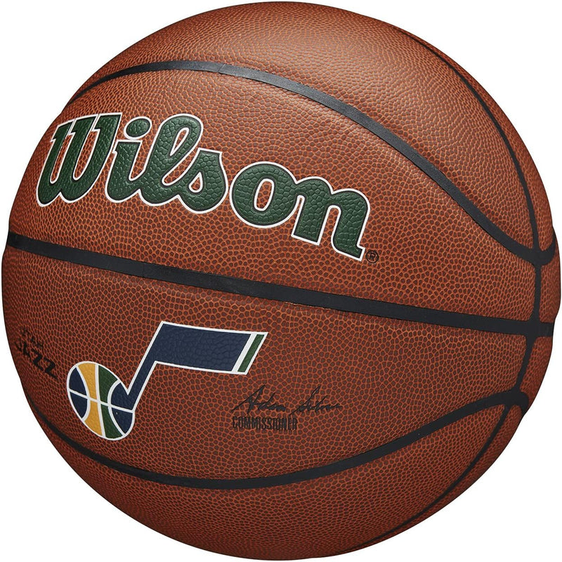 Wilson Unisex-Adult NBA Team Composite Basketball 7 Utah Jazz, 7 Utah Jazz