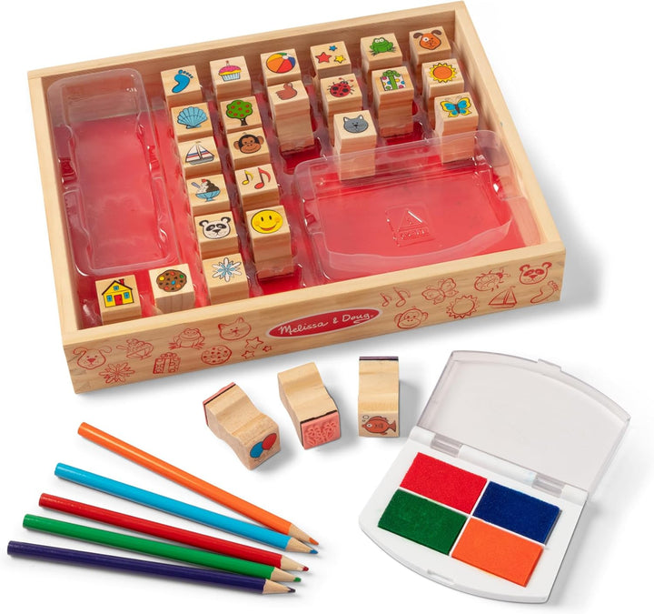 Melissa &amp; Doug Lieblingssachenstempelset | Kunsthandwerk | Stempelset | 3+ | Geschenk für Jungen ode