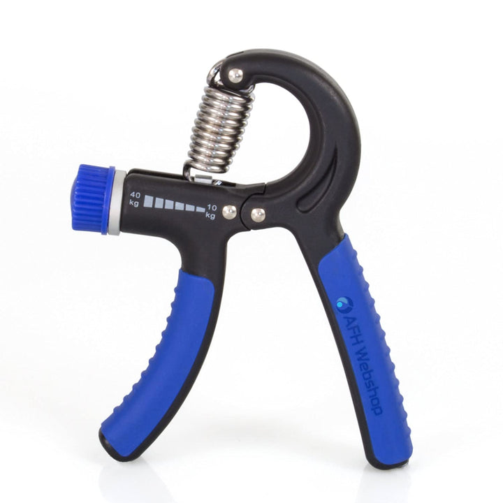 AFH-Webshop Verstellbarer Federgriff | Handtrainer Handgriff | versch stark ( ca. 10 bis 40 kg), sta