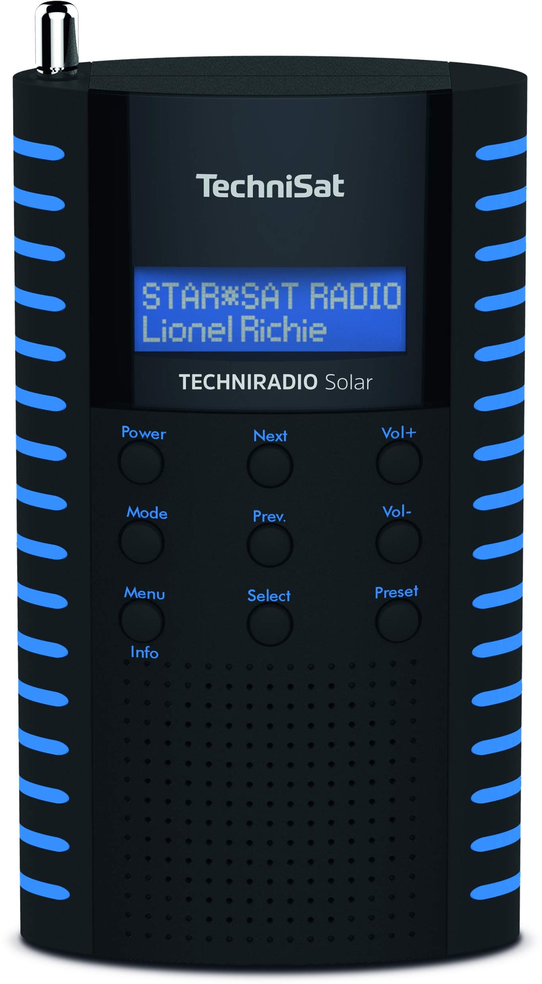 TechniSat TechniRadio Solar tragbares DAB Radio (DAB+, UKW, Kopfhöreranschluss, Aufladung über Solar