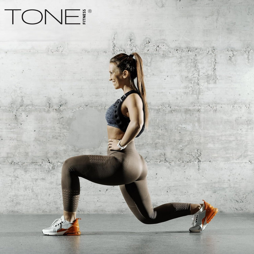 Tone Fitness Gewichtsweste, 5,4 kg 5,4 kg, Schwarz, 5,4 kg, Schwarz