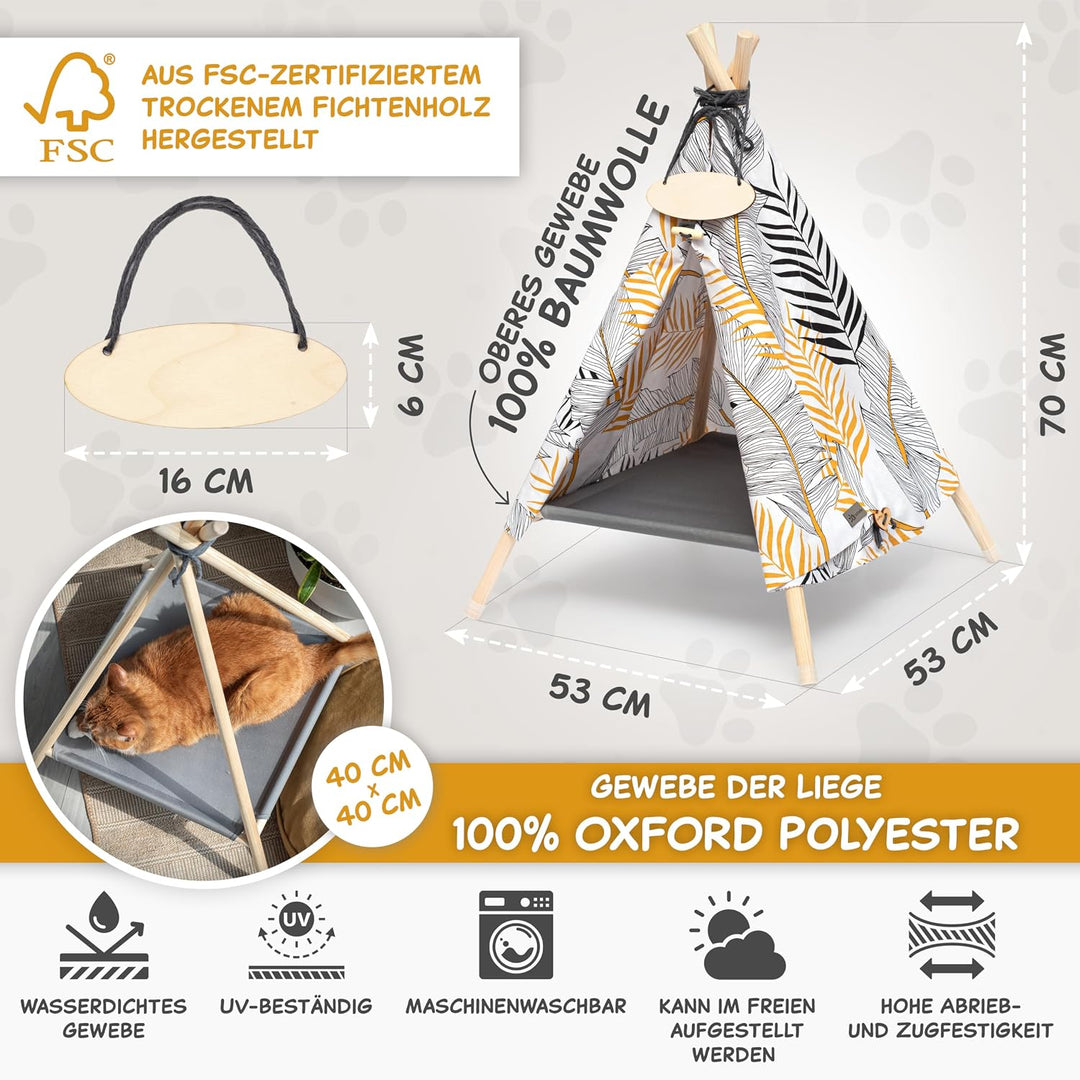 Outentin hundehöhle für kleine Hunde und Haustier – Stylish Katzenbett höhle – Modische hundehütte I
