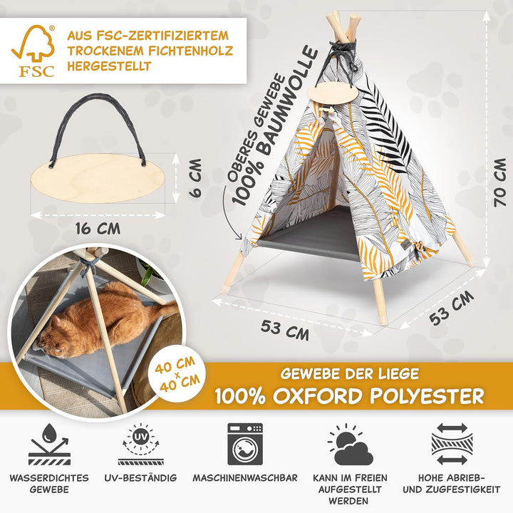 Outentin hundehöhle für kleine Hunde und Haustier – Stylish Katzenbett höhle – Modische hundehütte I