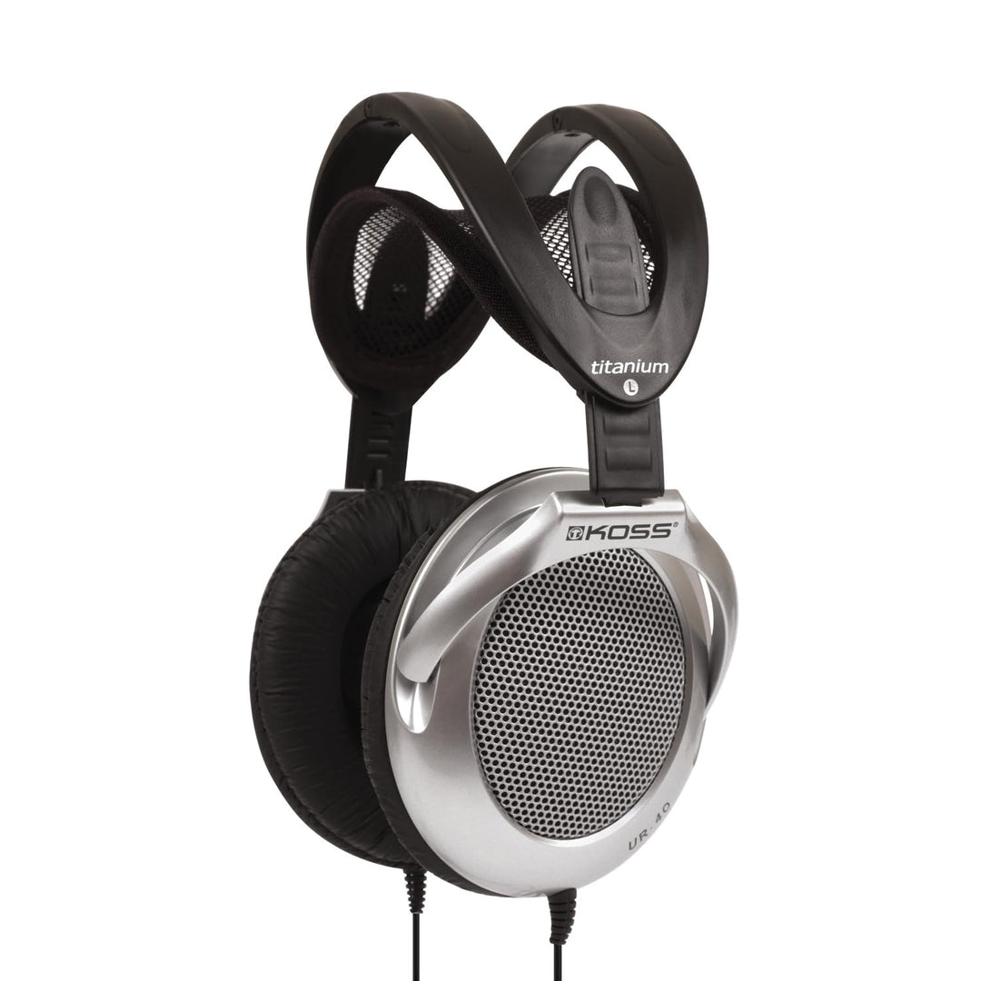 Koss UR40 Stereo On-Ear Leicht Kopfhörer Tragbar Faltbar Kompatibel mit iPhone, iPad und iPod, Andro