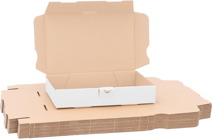 500 x Maxibriefkartons 240 x 160 x 45 mm Weiss - Marken-Qualität von OfficeKing®