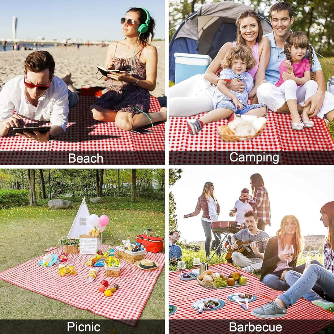 Picknickdecke wasserdichte Sanddichte Stranddecke Grosse 150x200cm Campingdecke Picknickmatte Campin