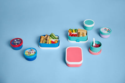 Mepal Brotdose Kinder - Bento Box Kinder - Brotdose Kinder mit Fächern & Gabel - Meal Prep Box mit C