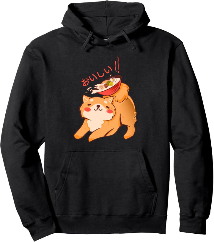 Hunde Welpe mit Ramen, Mädchen, Kinder, Kawaii Kult Pullover Hoodie