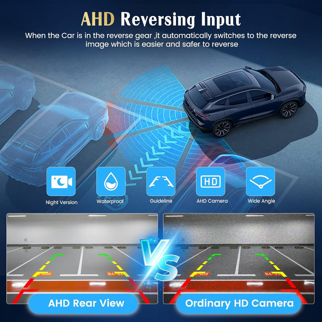 Hikity 2+64G Android Autoradio für Opel Astra H/Zafira B/Corse C D Wireless Carplay Android Auto, 7