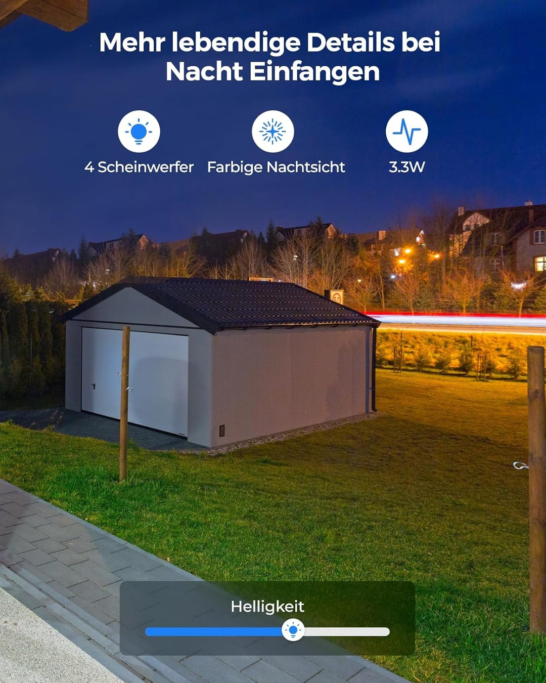 Reolink 4K PTZ Überwachungskamera Aussen WLAN, 3X Optischem Zoom, Auto-Tracking, 2,4/5GHz Wi-Fi, Per