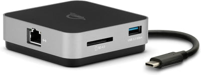 OWC - USB-C Travel Dock E - 6-Port Travel Dock (USB-C 100W, 2X USB 3.2, HDMI, SD Reader, Ethernet) S