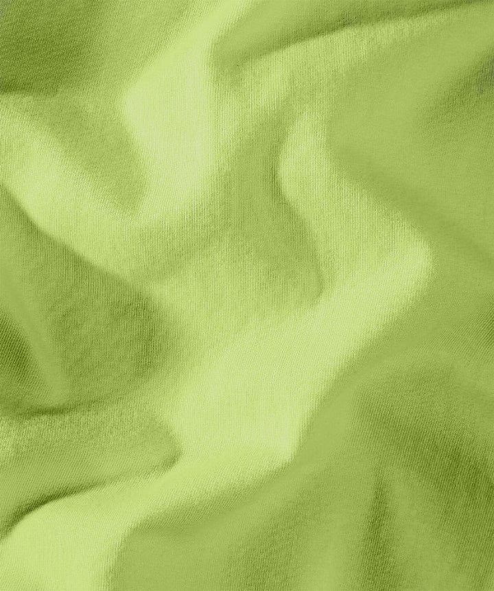 Fleuresse L-001117-7041-0600 Comfort Bettlaken, 96% Baumwolle, 4% Elasthan, apfelgrün, 38.0 x 27.2 x